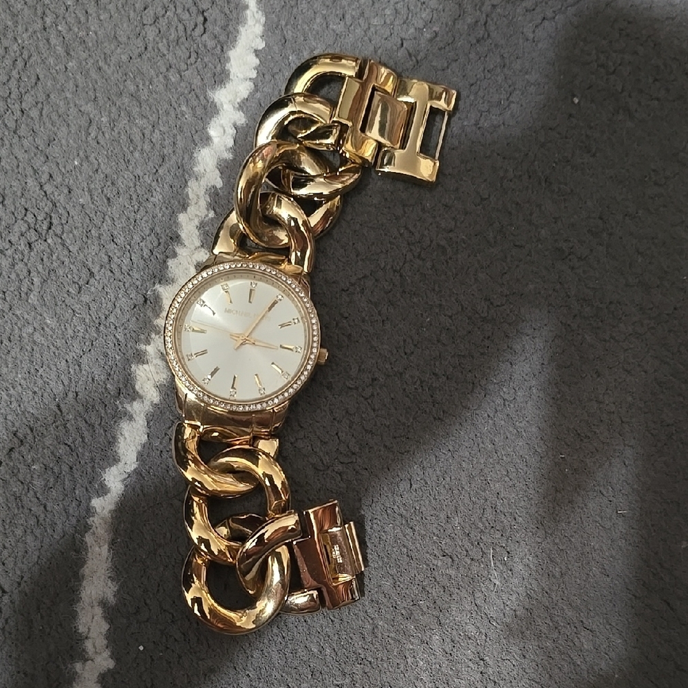 Michael KorsGold Chain Link Watch